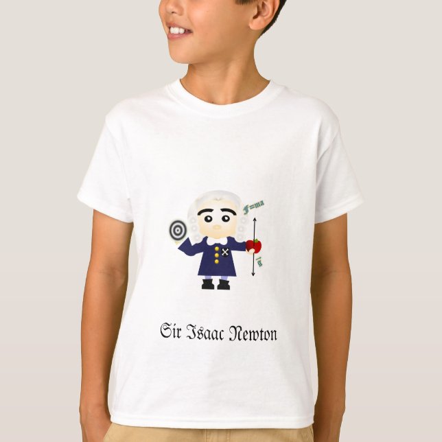 T-shirt Isaac Newton (Frente)