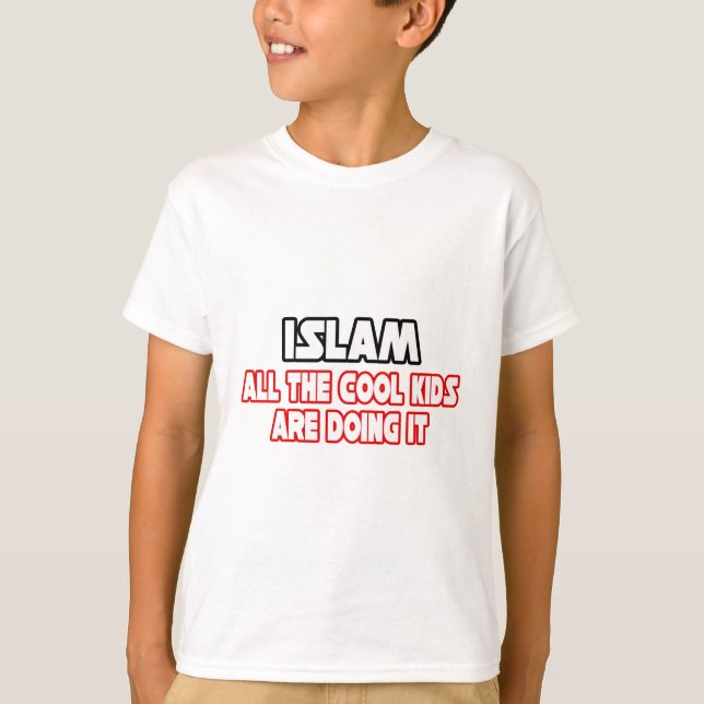 T-shirt Islã... crianças Legal (Frente)