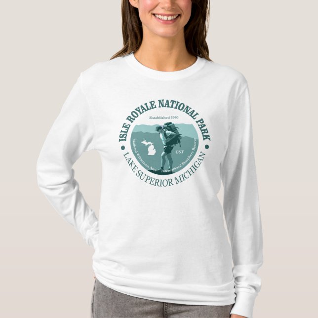 T-shirt Isle Royale NP (Frente)