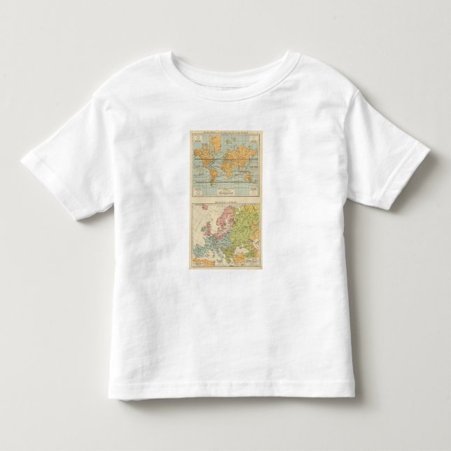 T-shirt Isothermal, religiões Europa dos ventos (Frente)