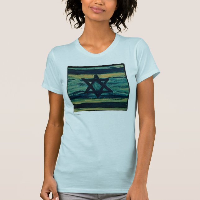 T-SHIRT ISRAEL ABSTRATO (Frente)