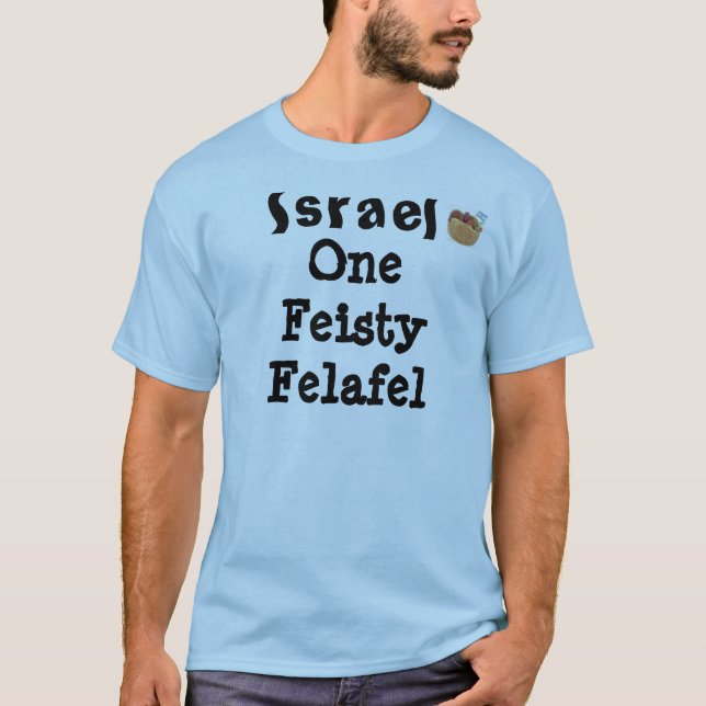 T-shirt Israel o falafel resoluto (Frente)