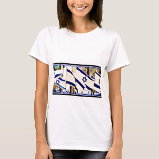 T-shirt israelita da bandeira