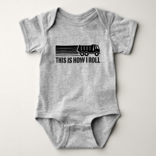 T-shirt Isto é como eu rolo o camião basculante