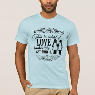 T-shirt ISTO É COMO O AMOR SE PARECE LÉSBICA -.png