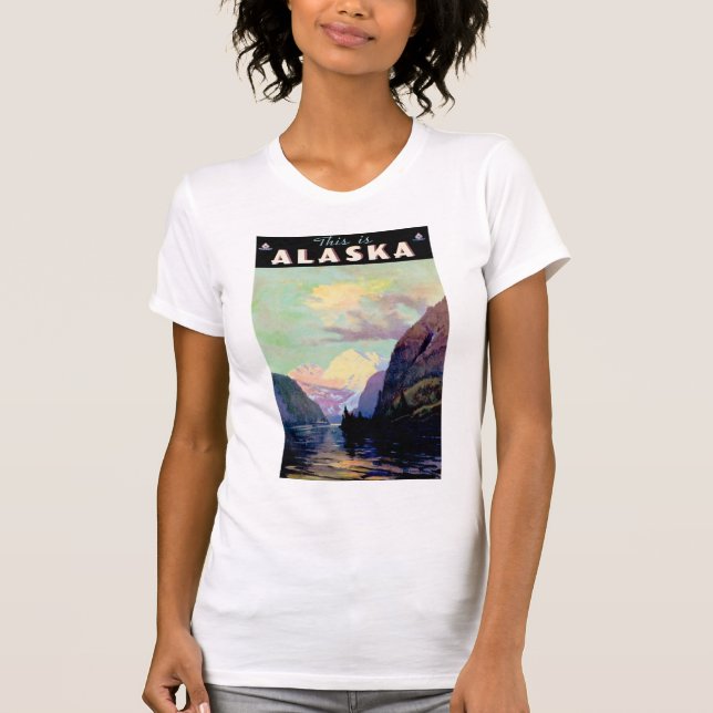 T-shirt Isto é o Alasca (Frente)