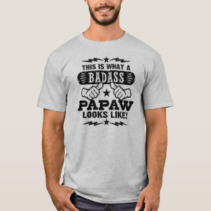 T-shirt Isto é que mamão de Badass olha como