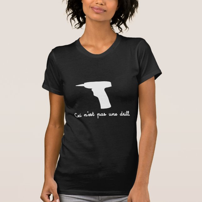 T-shirt Isto Não É Uma Broca (Frente)