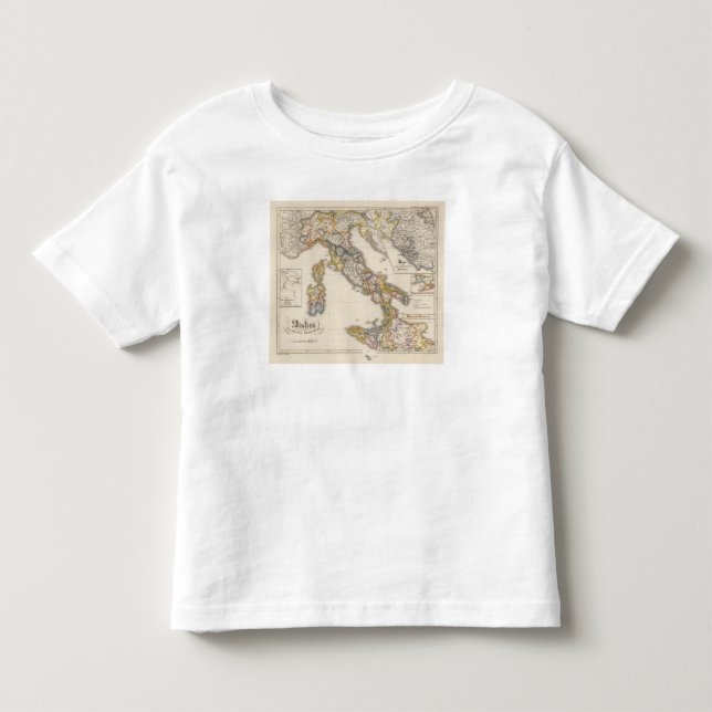 T-shirt Italia a sua divisão eclesiástica (Frente)