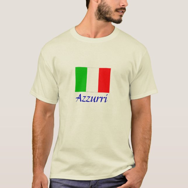 T-shirt Itália Flag "Azzurri" (Frente)