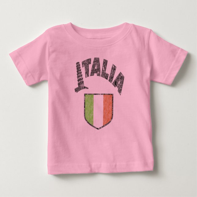 T-shirt Italia Long Sleeve Toddler Shirt (Frente)