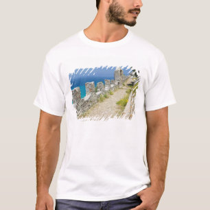 T-shirt Itália, Sicília, Cefalu, Passarela à Beira do Penh