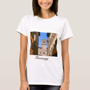 T-shirt Italia Toscânia Cortona. Cidade salão
