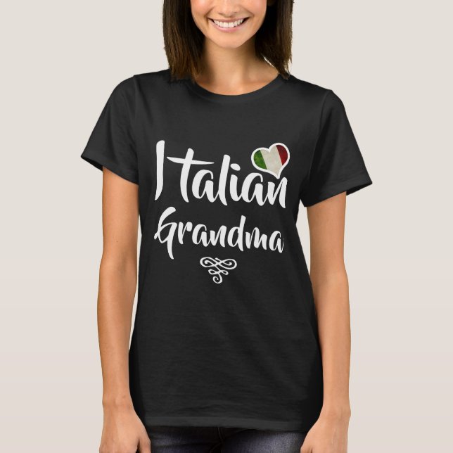 T-SHIRT ITALIANO GRANDMA (Frente)