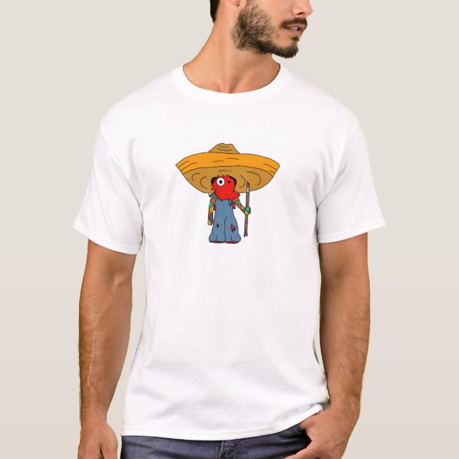 T-shirt Itchy o fazendeiro (Frente)