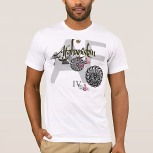 T-shirt IV Afeganistão-w