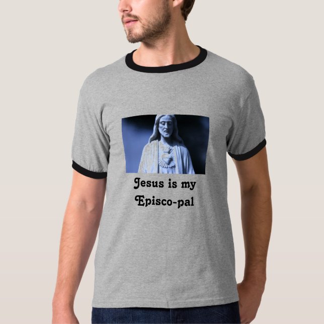 T-shirt j0432798, Jesus é meu Episco-amigo (Frente)