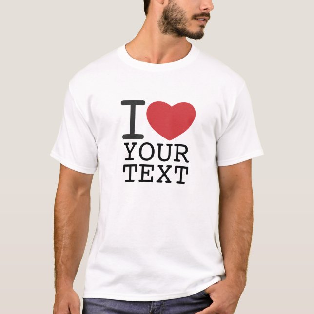 T-shirt j customizable HEART SHIRT (Frente)