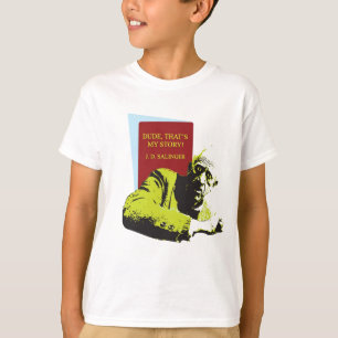T-shirt J.D. Coletor de Salinger no pop art de Rye