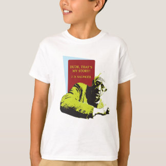 T-shirt J.D. Salinger Catcher na Arte Pop de Centeio