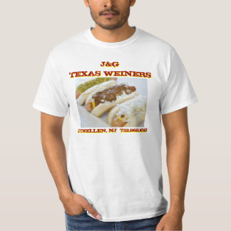 T-shirt J&G Texas Weiners - T dos cães de pimentão do