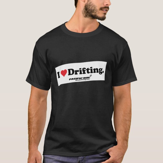 T-shirt J love drifting (Frente)