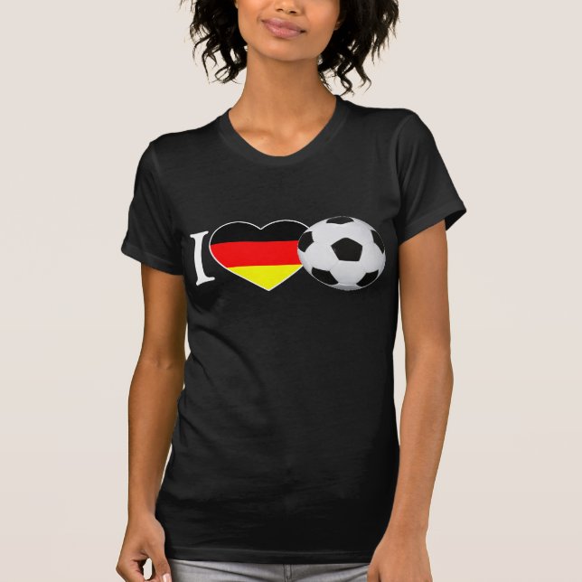 T-shirt J Love futebol Alemanha (Frente)