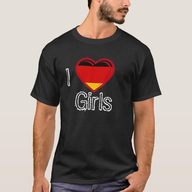 T-SHIRT J LOVE GERMAN GIRLS (Frente)