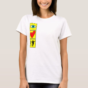 T-shirt j west love coast swing/dance