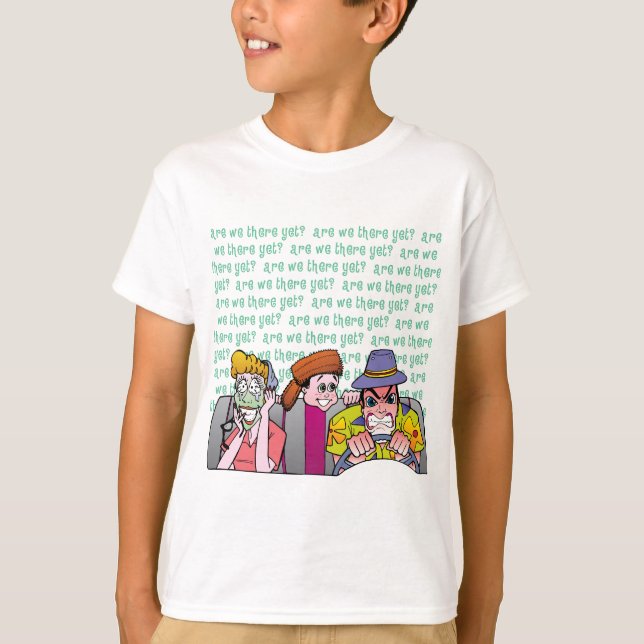 T-shirt Já estamos lá? (Frente)