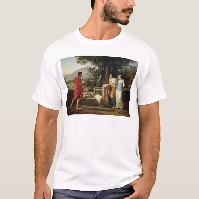 T-shirt Jacob com as filhas de Laban, 1787 (Frente)