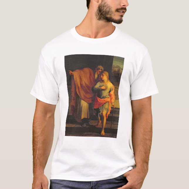 T-shirt Jacob que envia seu filho, Joseph (Frente)
