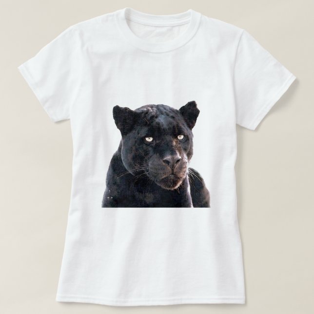 T-shirt Jaguar Preto (Frente do Design)