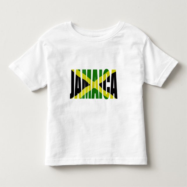 T-shirt Jamaica plus flag (Frente)