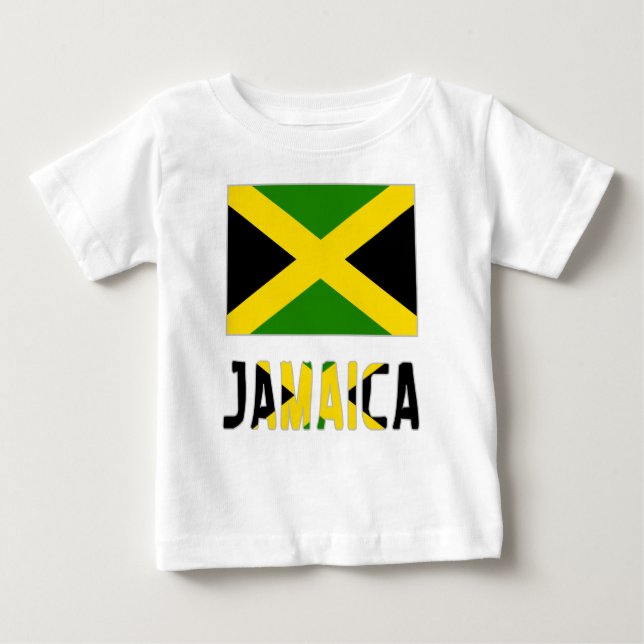 T-shirt Jamaican Flag e Jamaica (Frente)
