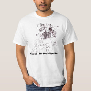 T-shirt jamaicano do valor de Rastafarian