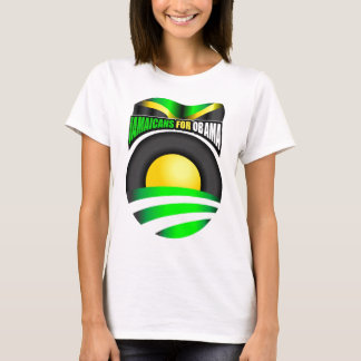 T-shirt Jamaicans para Obama