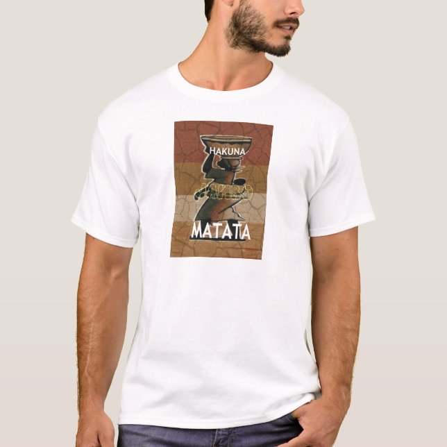 T-shirt Jambo Habari Hakuna Matata. (Frente)