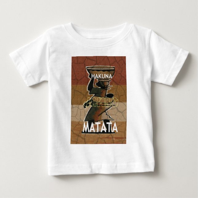 T-shirt Jambo Habari Hakuna Matata. (Frente)