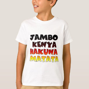 T-shirt Jambo Kenya Hakuna Matata