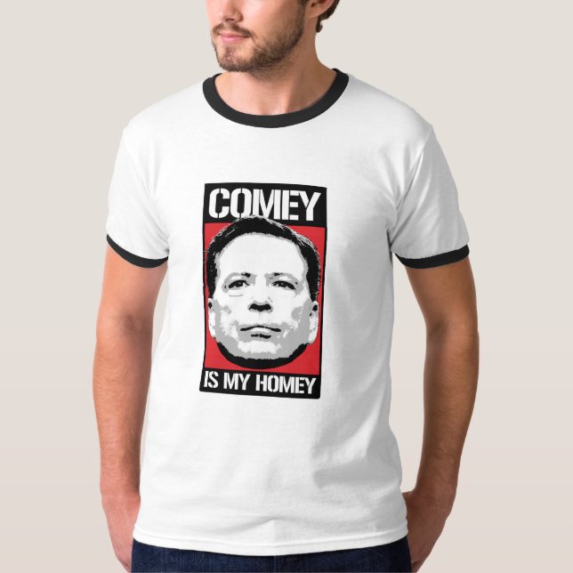 T-shirt James Comey - Comey é meu doméstico - - (Frente)
