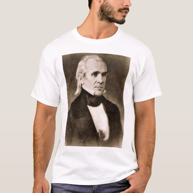 T-shirt James K Polk (Frente)