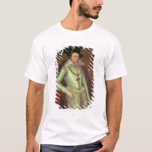 T-shirt James mim (1603-25) e VI de Scotland (1567-1625)