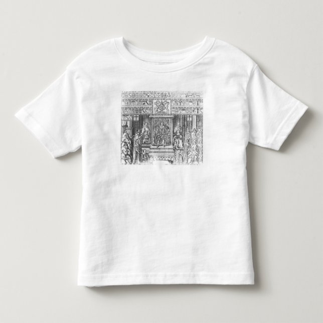T-shirt James mim de Inglaterra na corte (Frente)