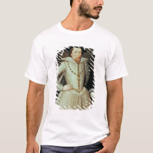 T-shirt James mim, retrato do metade-comprimento