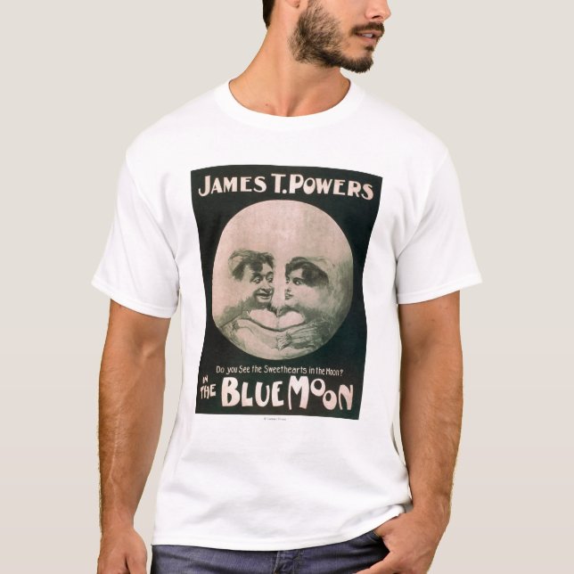 T-shirt James T. Poder no teatro da lua azul (Frente)