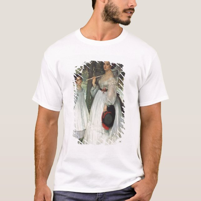 T-shirt James Tissot | as duas irmãs: Retrato, 1863 (Frente)