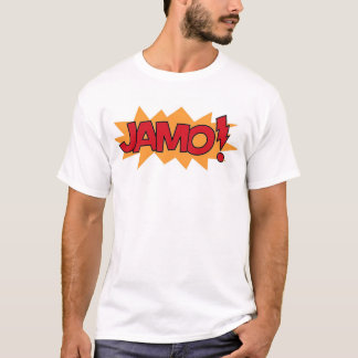 T-shirt Jamo! Vermelho e laranja