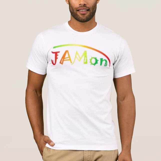 T-shirt jamon_white (Frente)