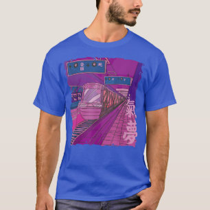 T-Shirt Japão - Estação de trem japonesa